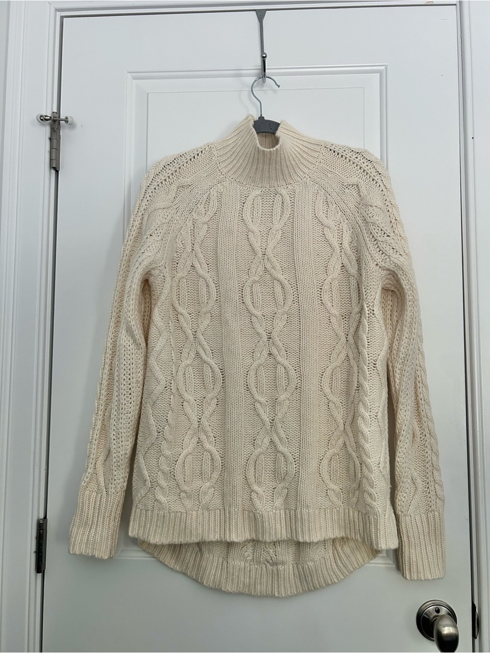 L.L.Bean Knit Mock Neck Turtleneck Oversized Granola Girl Fishermancore Sweater